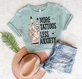 More Tattoos Less Anxiety Graphic Tee product image 1