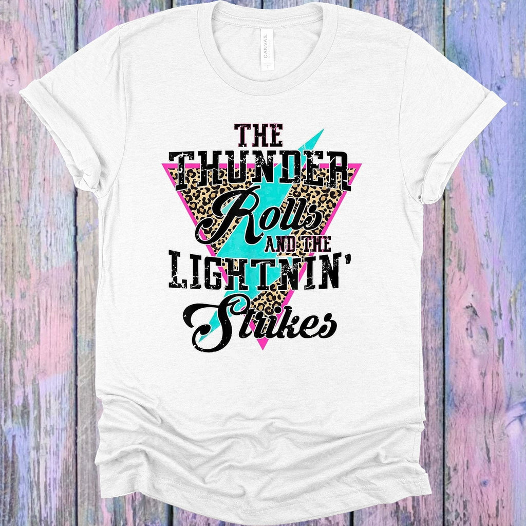 The Thunder Rolls and Lightnin Strikes Graphic Tee product image 2