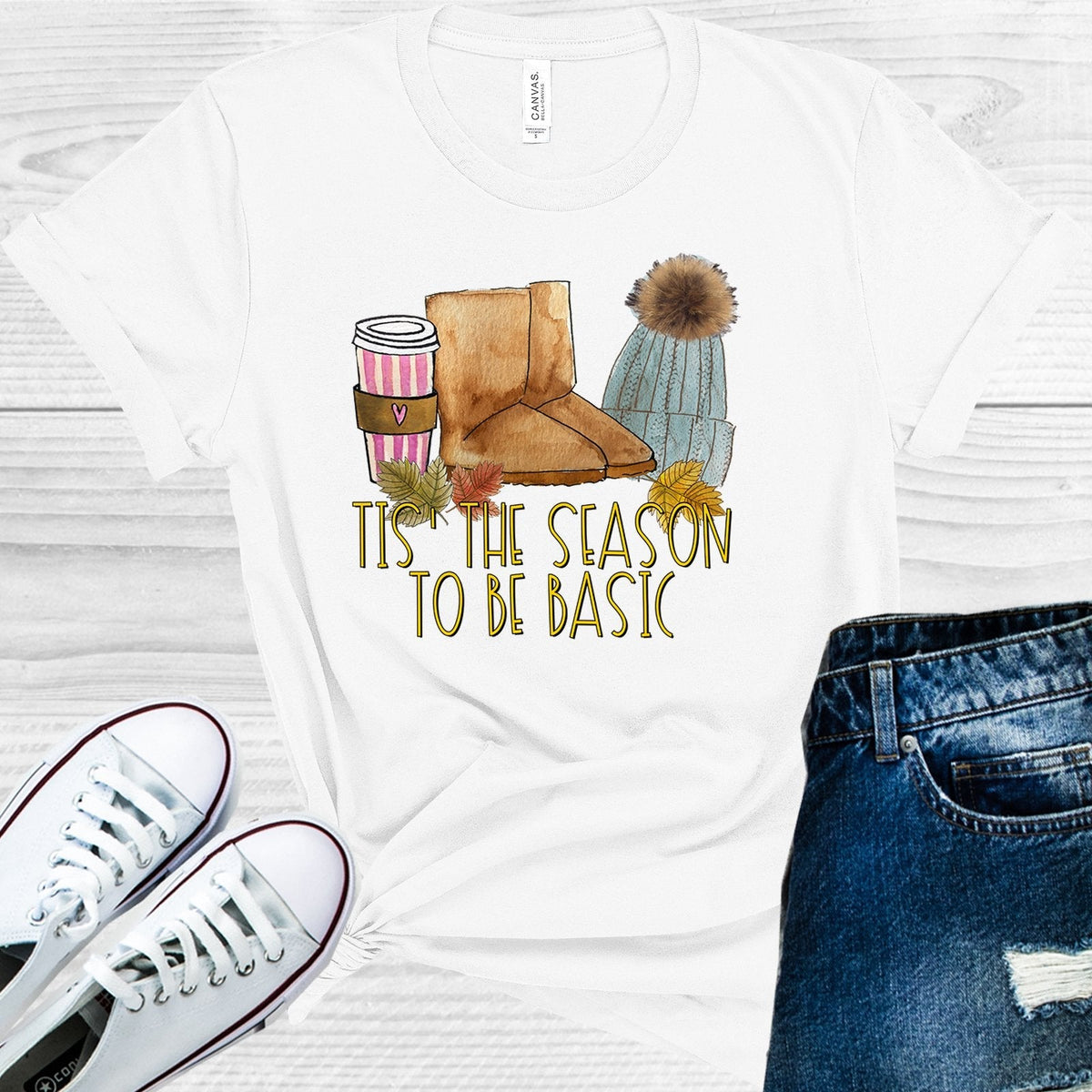 Tis the Season to Be Basic Graphic Tee product image 1