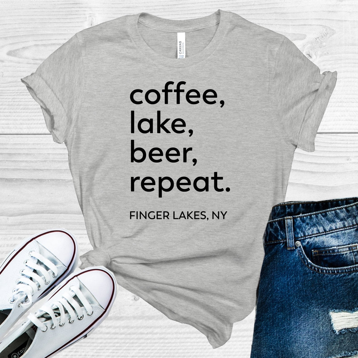 Coffee Lake Beer Repeat Graphic Tee product image 1