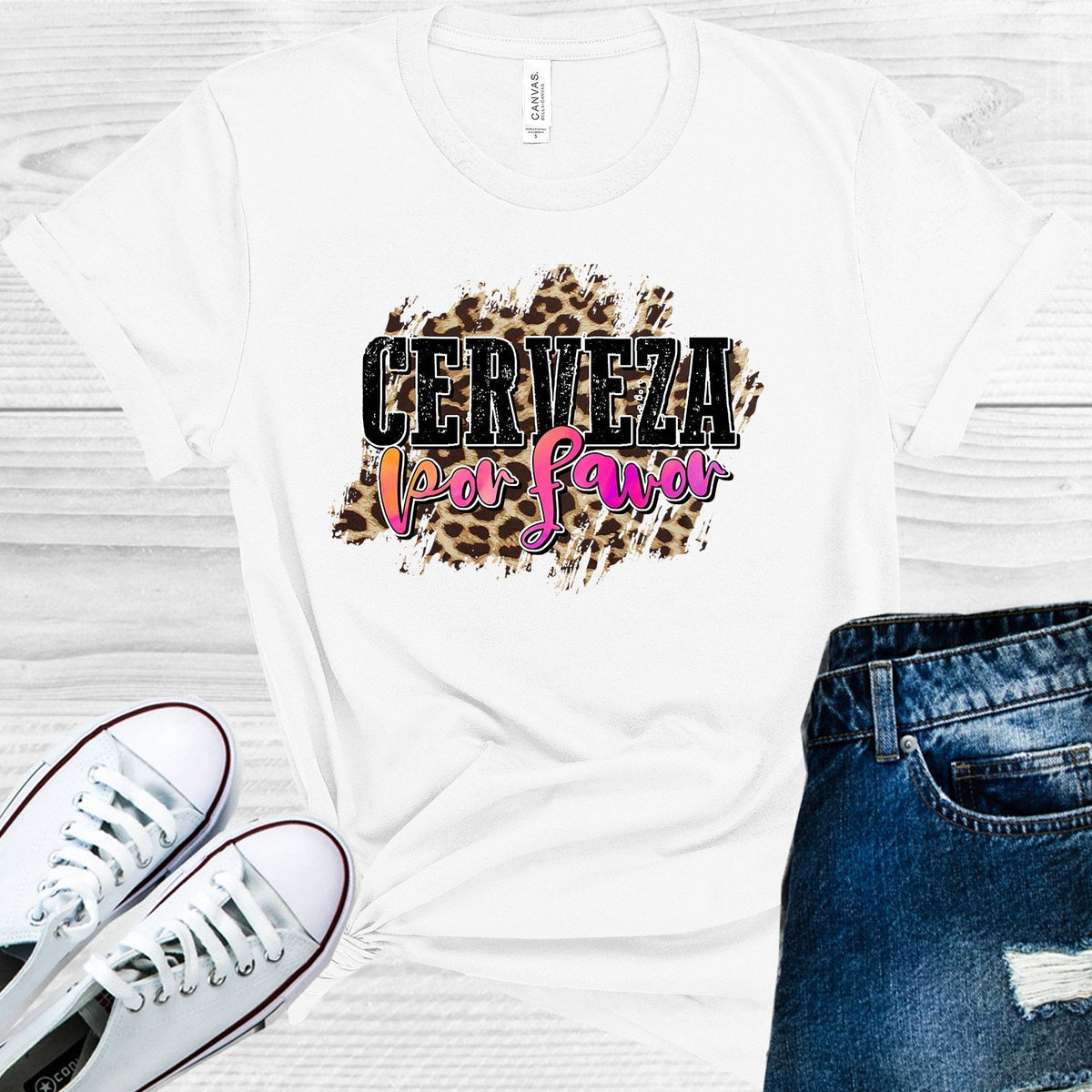Cerveza Por Favor Graphic Tee product image 1