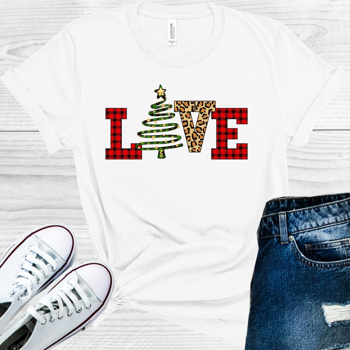 Love Christmas Graphic Tee product image 1