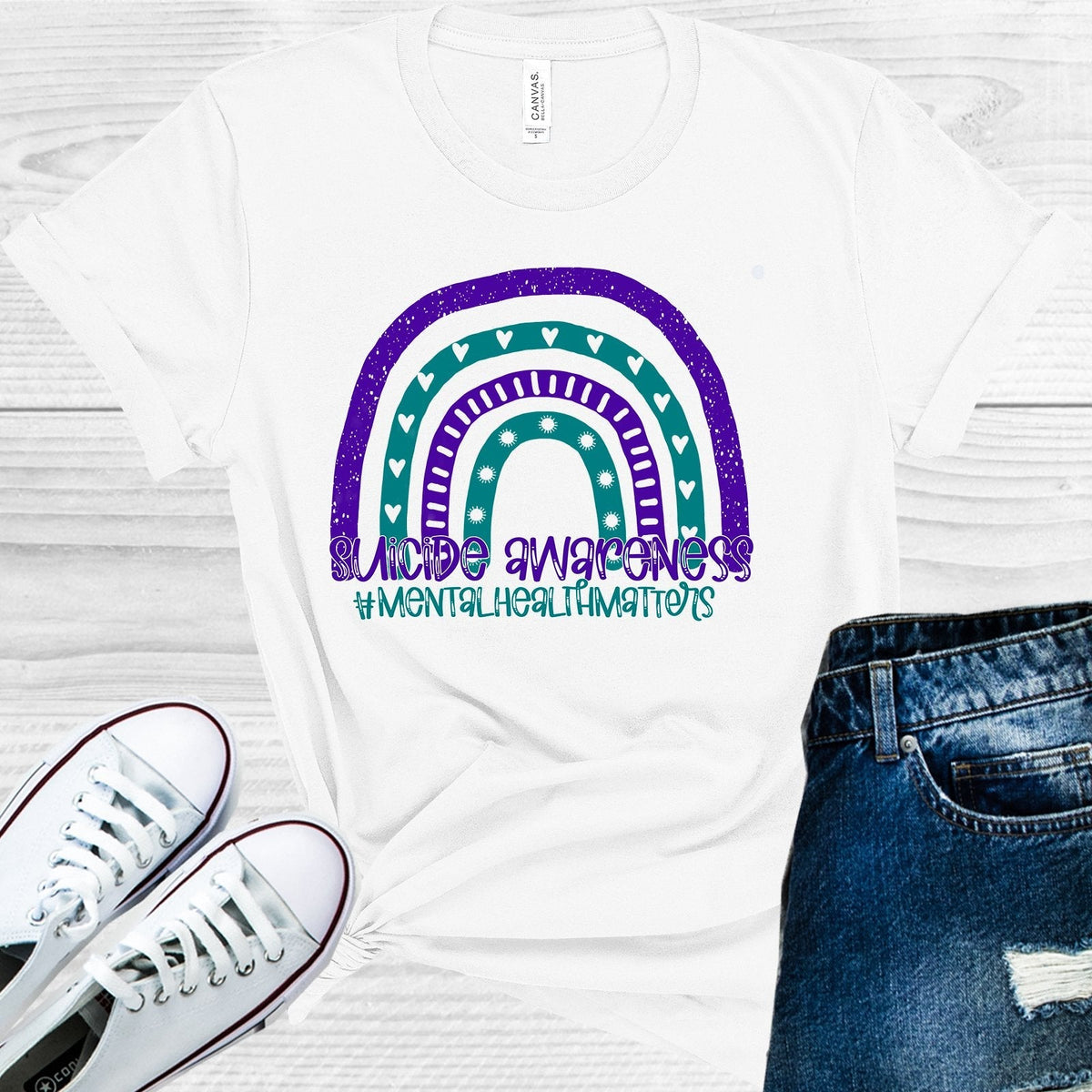 Suicide Awareness #mentalhealthmatters Graphic Tee product image 1
