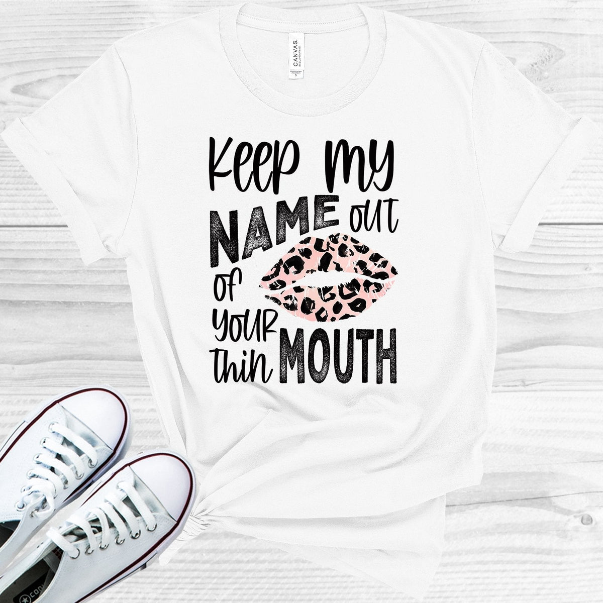 Keep My Name Out of Your Thin Mouth Graphic Tee product image 1